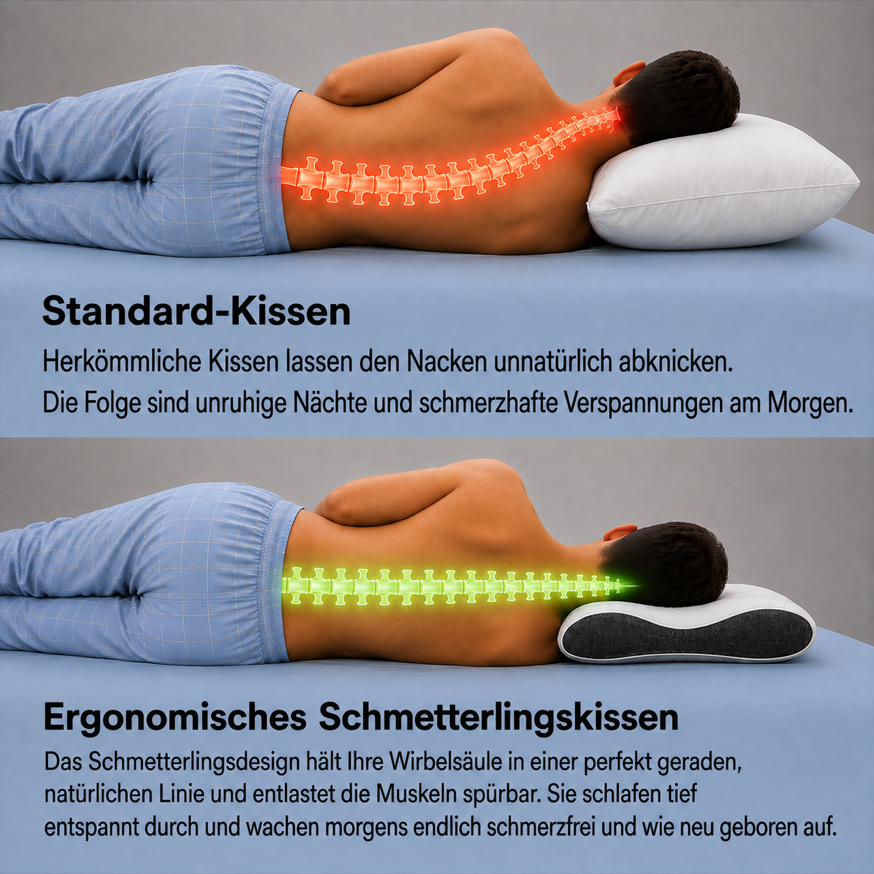 Komfort Schmetterlingskissen