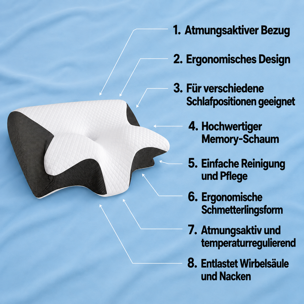 Komfort Schmetterlingskissen