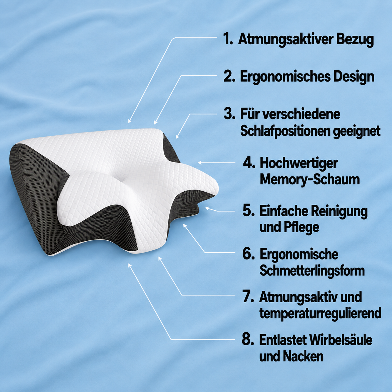 Komfort Schmetterlingskissen