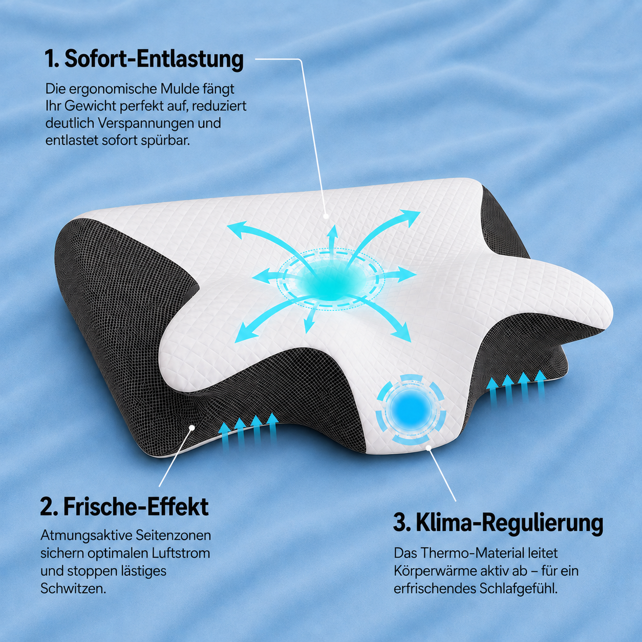 Komfort Schmetterlingskissen