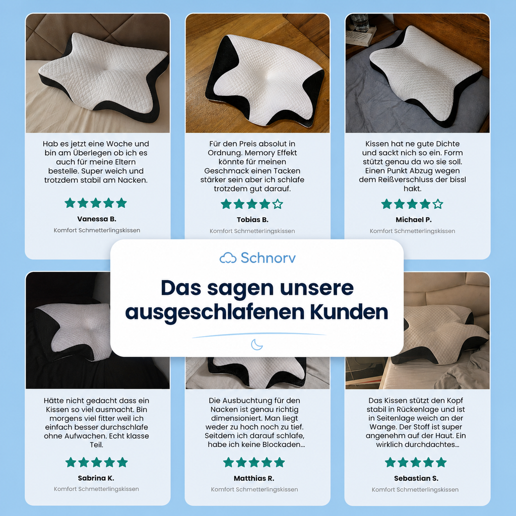 Komfort Schmetterlingskissen